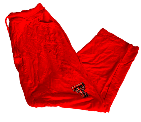 Emerson Street Clothing Women's Texas Tech Red Raiders Graphic Cozy Pants Size L
