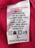 Independent Women's One Direction Take Me Home Tour 2013 Pink Hoodie Size Large