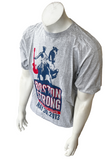 Anvil Men's Boston Strong An Evening Of Support 2013 Gray Shirt Size Large