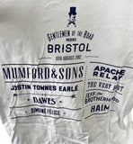 Next Level Men's Gentlemen Of The Road Bristol Stopover 2012 White Shirt Size XL