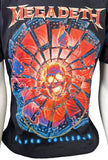 Anvil Men's Megadeth Super Collider Graphic Black Short Sleeve Shirt Size Medium