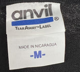 Anvil Men's Megadeth Super Collider Graphic Black Short Sleeve Shirt Size Medium