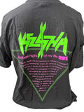 Tultex Men's Megadeth Super Collider & Kesha Misprint Black Shirt Size XL