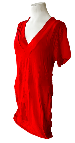 Emerson Street Clothing Women's Ole Miss Rebels Red Short Sleeve Dress Size L