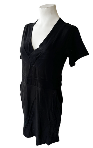 Emerson Street Women's Arkansas Razorbacks Black Short Sleeve Dress Size Medium