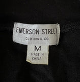 Emerson Street Women's Arkansas Razorbacks Black Short Sleeve Dress Size Medium