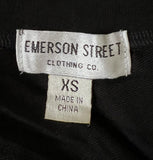 Emerson Street Clothing Women's Iowa Hawkeyes Black Short Sleeve Dress Size XS