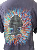 Anvil Men's The Allman Brothers Band Graphic Blue Short Sleeve Shirt Size Large
