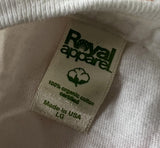 Royal Apparel Men's Luci Lights Up Your World White Short Sleeve Shirt Size L