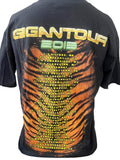 Anvil Men's Megadeth Gigantour 2013 Tiger Graphic Black Shirt Size Large