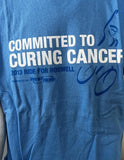 Anvil Men's Ride For Roswell Committed To Curing Cancer 2013 Blue Shirt Size L