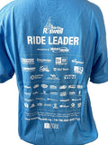 Anvil Men's Ride For Roswell Committed To Curing Cancer 2013 Blue Shirt Size L