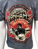 Tultex Men's Jason Bonham's Led Zeppelin Experience Graphic Gray Shirt Size L