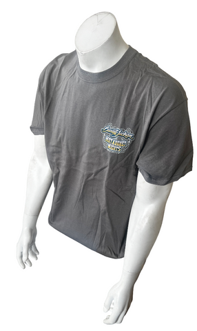 Gildan Men's Barrett-Jackson Auction Co. Hot August Nights Gray Shirt Size Large