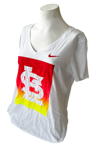 Nike Women's St. Louis Cardinals Graphic Slim Fit Short Sleeve Shirt Size XL
