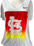 Nike Women's St. Louis Cardinals Graphic Slim Fit Short Sleeve Shirt Size XL