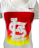 Nike Women's St. Louis Cardinals Graphic Slim Fit Short Sleeve Shirt Size Small