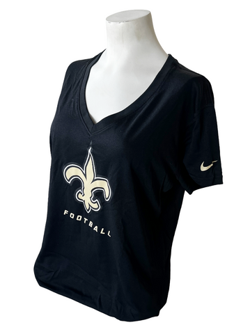 Nike Women's New Orleans Saints Football Graphic Short Sleeve Shirt Size XL