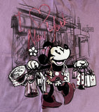 Disney Girls Minnie Mouse I Love New York Graphic Purple Shirt Size Medium