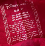 Disney Girls Minnie Mouse All Access V.I.P. Walt Disney World Pink Shirt Size M