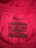 Disney Women's Minnie Mouse New York Graphic Pink Short Sleeve Shirt Size Medium
