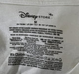 Disney Women's Shoes Speak Louder Than Words Graphic White Shirt Size Medium