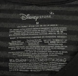 Disney Women's Tinker Bell Let's Get Lost In Neverland Black Striped Shirt M
