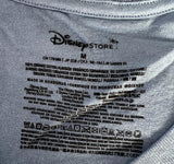 Disney Women's Frozen Elsa Graphic Blue Short Sleeve Shirt Size Medium