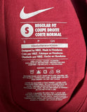 Nike Men's Boomer Sooner Oklahoma Sooners Graphic Red Short Sleeve Shirt Size S