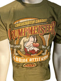 Disney Men's Grumpy Grumpmeister Consistently Cranky Green Short Sleeve Shirt M