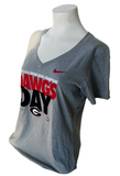 Nike Women's Dawg's Day Georgia Bulldogs 2013 Sugar Bowl Champions Slim Shirt L