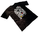 Disney Boys Mickey Mouse 28 Graphic Black Short Sleeve Shirt Size Medium