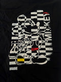 Disney Boys Mickey Mouse 28 Graphic Black Short Sleeve Shirt Size Medium
