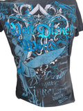 Disney Women's Walt Disney World Tinker Bell Black Short Sleeve Shirt Size Large