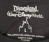 Disney Women's Walt Disney World Tinker Bell Black Short Sleeve Shirt Size Large