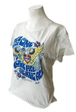 Hard Rock Cafe Women's All Is One Love All Serve All Orlando White Shirt Size L