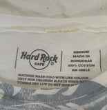 Hard Rock Cafe Women's Hard Rock Cafe Orlando Denim Patch White Shirt Size M
