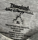 Disney Women's Goofy Grunge Graphic Gray Short Sleeve Shirt Size XL