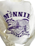 Hanes Women's Minnie Mouse San Francisco Graphic Pullover Sweatshirt Size Medium