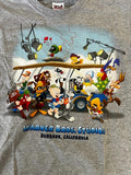 Anvil Boys Warner Brother Studios Looney Toons Graphic Gray Shirt Size Large
