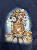 Hanes Boys Mickey Mouse & Friends San Francisco Train Navy Sweatshirt Size M