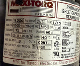Dayton 1L536 Maxi-Torq Permanent Split Capacitor Gearmotor 1/15 HP 60:1 Ratio