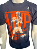 Nike Men's Denver Broncos Peyton Manning Quarterback MVP 2013 Navy Shirt Size S