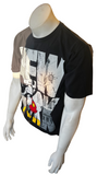 Disney Men's Mickey Mouse New York Graphic Black Short Sleeve Shirt Size Medium