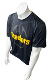 Nike Men's Dri-Fit NFL Pittsburgh Steelers Graphic Black Short Sleeve Shirt L