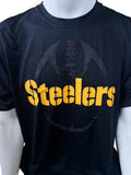 Nike Men's Dri-Fit NFL Pittsburgh Steelers Graphic Black Short Sleeve Shirt L
