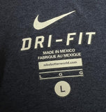 Nike Men's Dri-Fit NFL Seattle Seahawks Graphic Navy Short Sleeve Shirt Size L