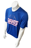 Nike Men's Dri-Fit NFL New York Giants Graphic Blue Short Sleeve Shirt Size L
