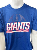 Nike Men's Dri-Fit NFL New York Giants Graphic Blue Short Sleeve Shirt Size L