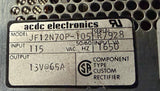 ACDC Electronics JF12N70P-105 Industrial Power Supply 13V 65A 115VAC 50/60Hz